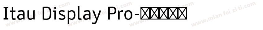 Itau Display Pro字体转换